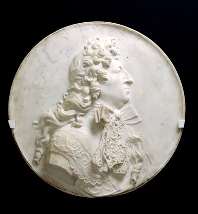 Portrait medallion of Louis XIV by Pierre Puget